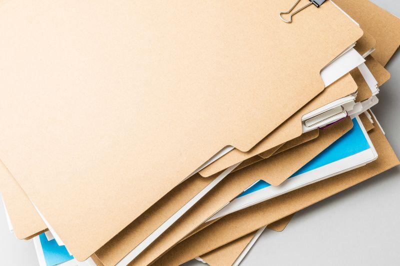 pour illustrer la méthode de tri et d'organisation des papiers