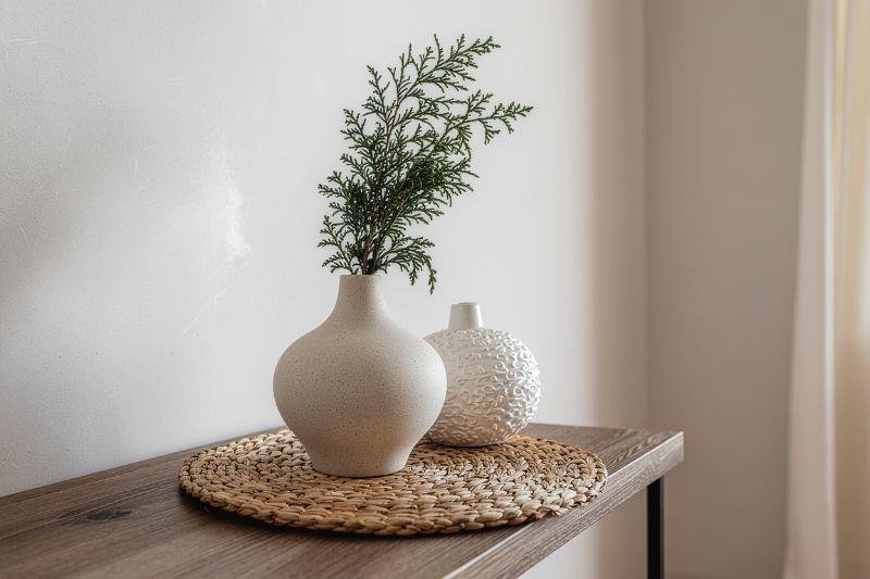 Intérieur harmonieux obtenu grâce à des ajustements simples et naturels